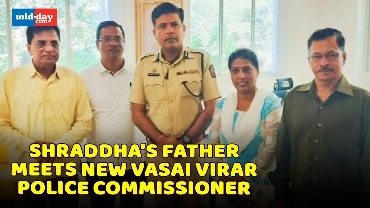 Shraddha’s Father Meets New Vasai Virar Police Commissioner